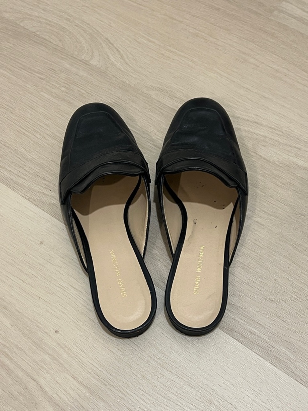 Stuart Weitzman Leather Mules - Picture 3 of 7